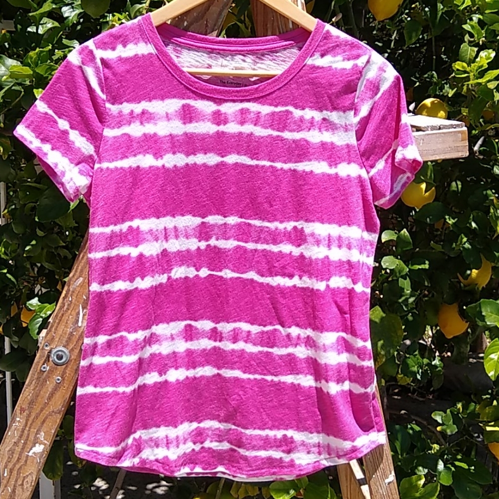 Sonoma Pink Tie/Dye Everyday Tee Size Small